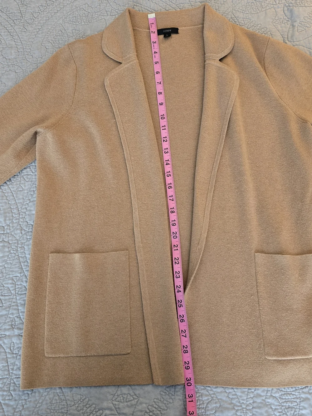 J. Crew Eloise Wool Blend Sweater Blazer